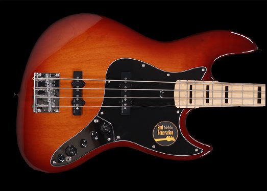 Marcus Miller V7 Vintage Alder 4st Lh 2nd Generation 4c Gaucher Active Mn Sans Housse - Tobacco Sunburst - Solidbody E-bass - Variation 1