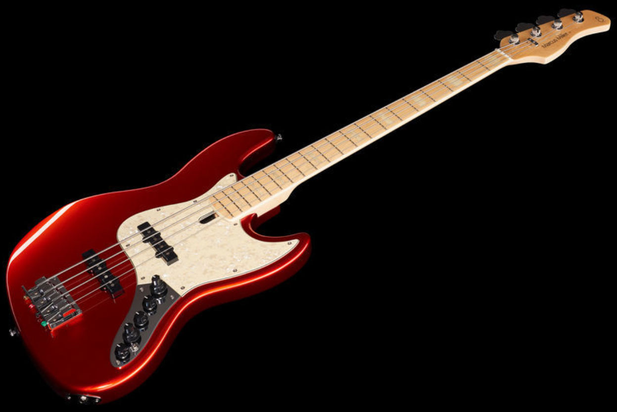 Marcus Miller V7 Vintage Ash 4-string 2nd Generation Mn Sans Housse - Bright Red Metallic - Solidbody E-bass - Variation 1