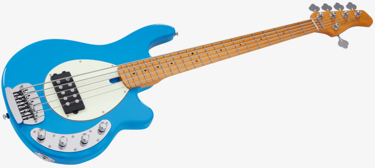Marcus Miller Z3 5st 5c Active Mn - Blue - Solidbody E-bass - Variation 2