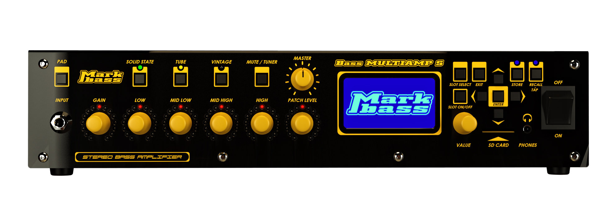 Markbass Bass Multiamp S 2015 Stereo Bass Amplifier 2x500w 4ohms - Bass Topteil - Variation 1