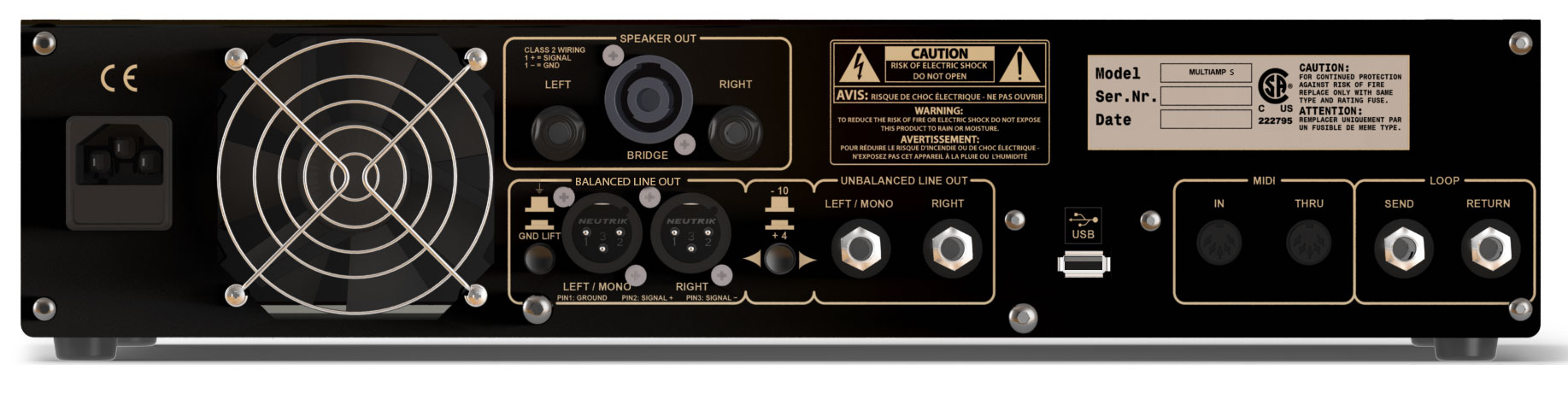 Markbass Bass Multiamp S 2015 Stereo Bass Amplifier 2x500w 4ohms - Bass Topteil - Variation 2