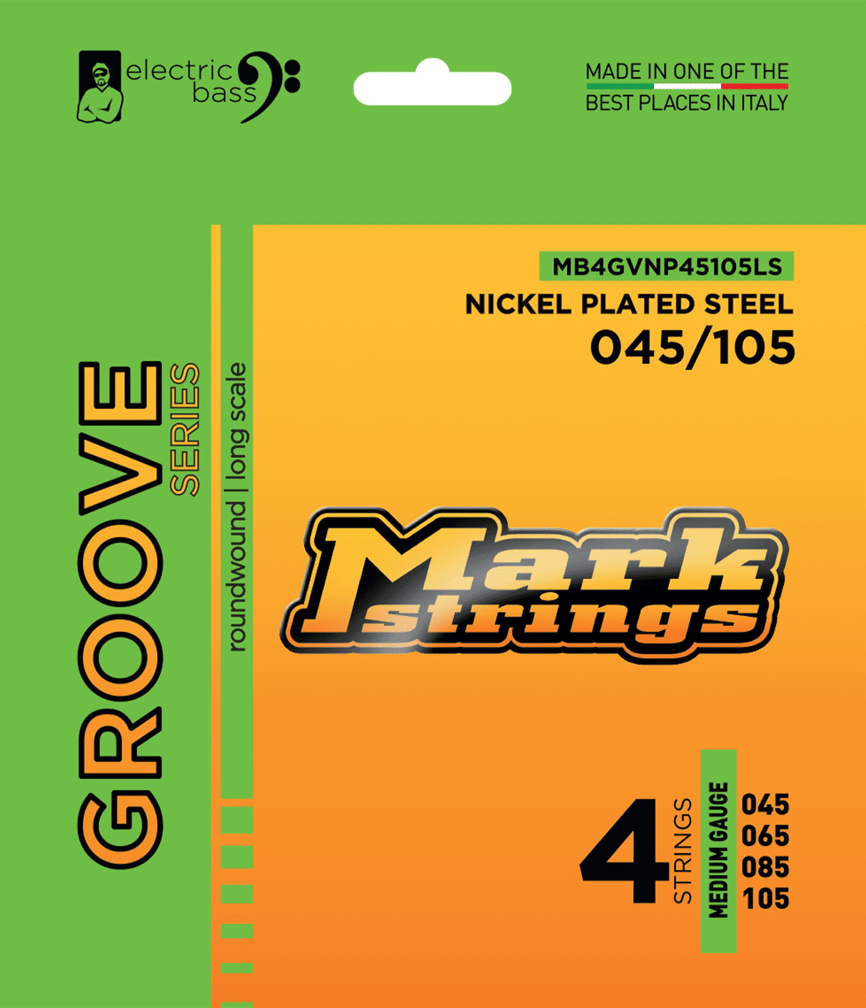 Markbass Jeu De 4 Cordes Groove Series 045-105 - E-Bass Saiten - Main picture