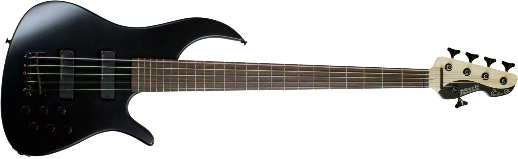 Markbass Mb Black Panther Gloxy 5c Bk Active Rw - Black - Solidbody E-bass - Main picture