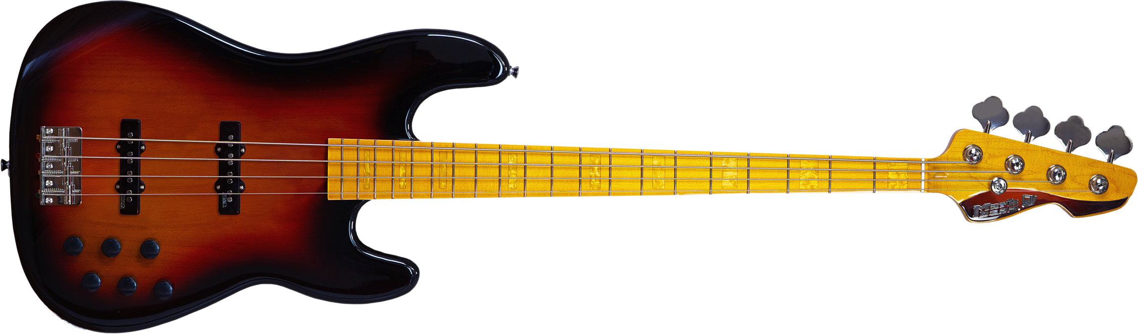 Markbass Mb Gv 4 Gloxy Val Cr Mp Active Mn - 3-tone Sunburst - Solidbody E-bass - Main picture