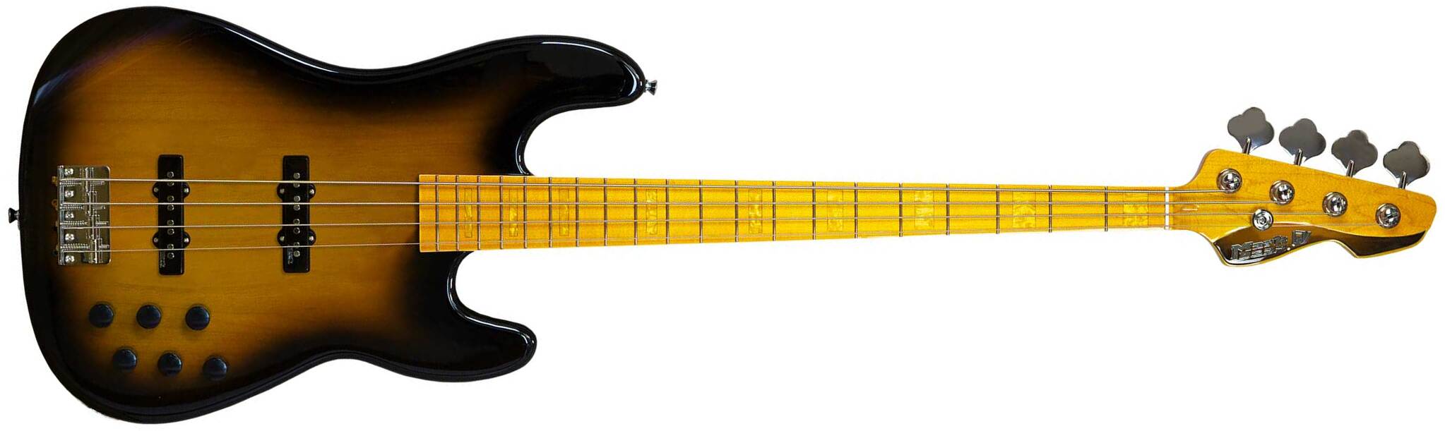 Markbass Mb Gv 4 Gloxy Val Cr Mp Active Mn - Tobacco Sunburst - Solidbody E-bass - Main picture