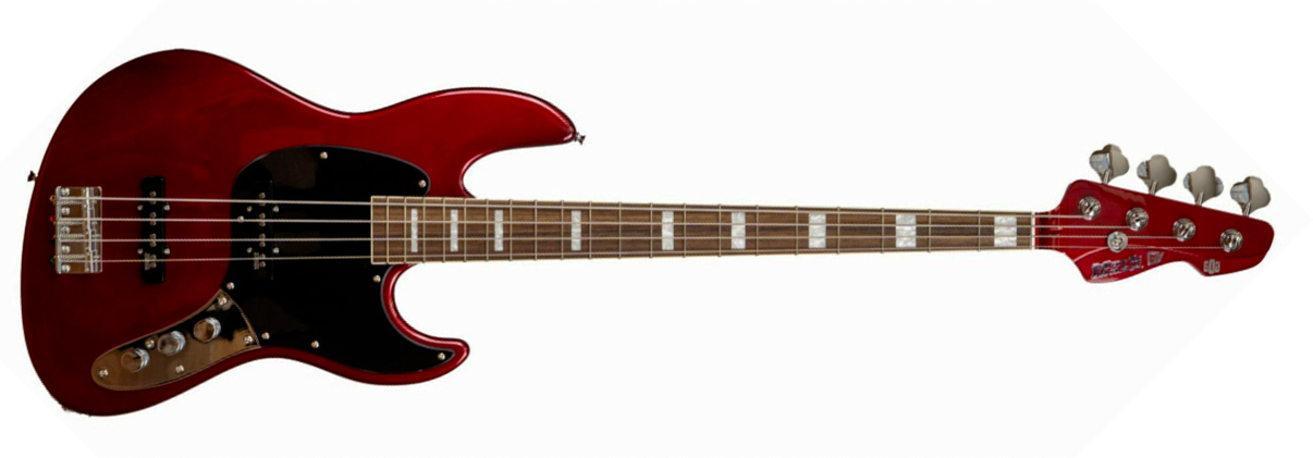 Markbass Mb Gv 4c Cr Rw Fc Passive Gloxy Gog Rw - Red Passion - Solidbody E-bass - Main picture