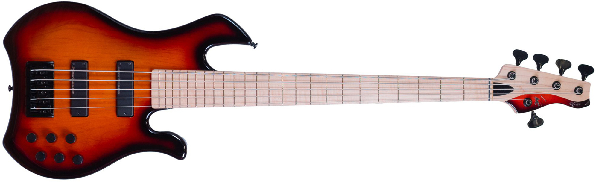 Markbass Mb Kimandu Bk Mp 5c Gloxy Active Mn - Tobacco Sunburst - Solidbody E-bass - Main picture