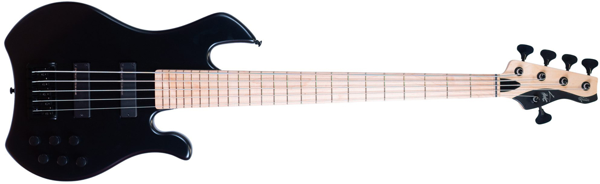 Markbass Mb Kimandu Bk Mp 5c Gloxy Active Mn - Black - Solidbody E-bass - Main picture