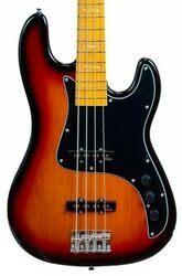 Solidbody e-bass Markbass MB GV 4 Gloxy CR MP Passive - 3-Tone Sunburst