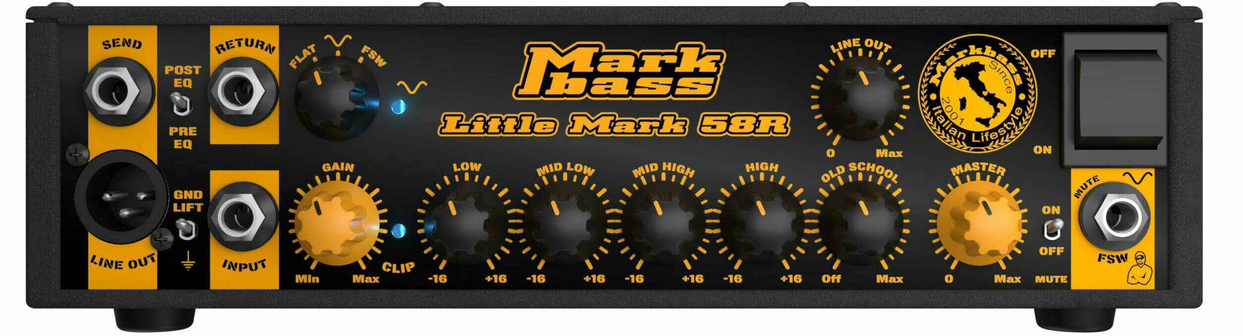 Markbass Little Mark 58r Head 500w - Bass Topteil - Variation 1