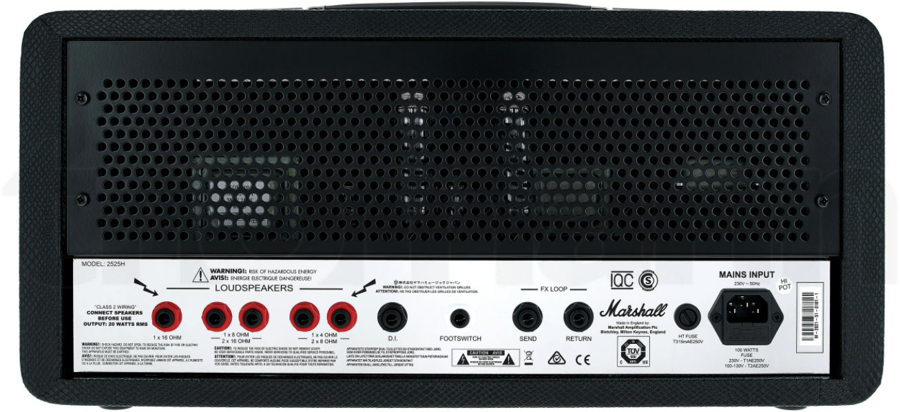 Marshall 2525h Mini Silver Jubilee Head 20w Black Snakeskin - E-Gitarre Topteil - Variation 1