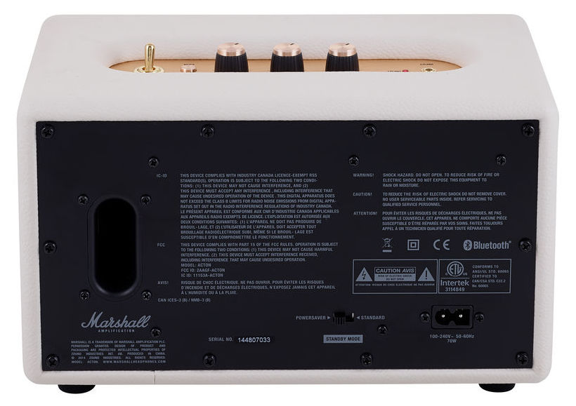 Marshall Acton - Cream - Ios & mp3 Dock - Variation 2