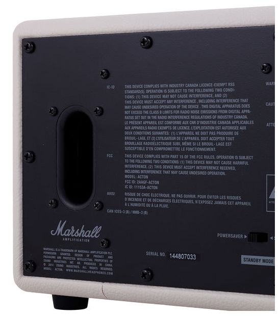 Marshall Acton - Cream - Ios & mp3 Dock - Variation 4