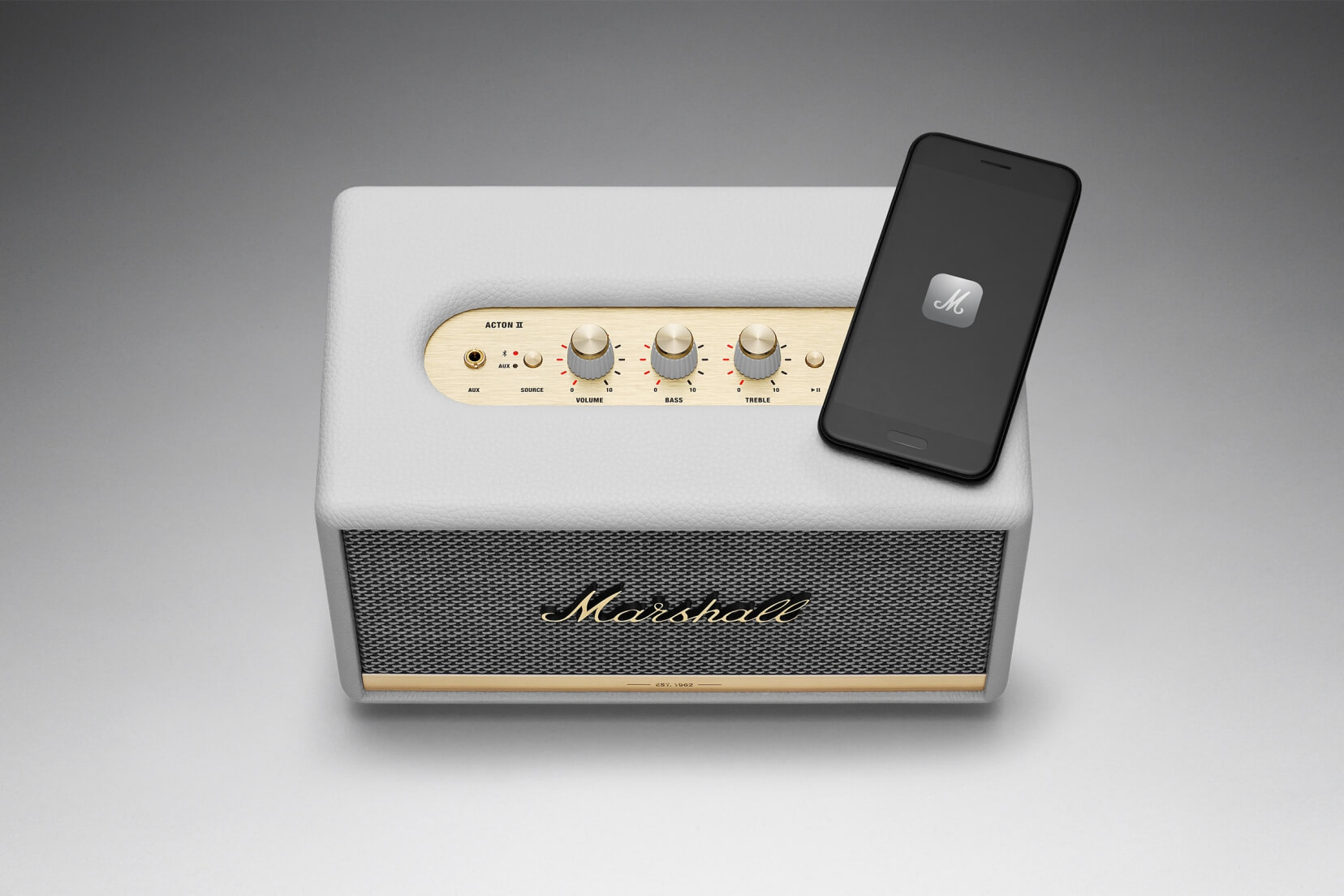 Marshall Acton Ii Bluetooth - Blanc - Ios & mp3 Dock - Variation 1