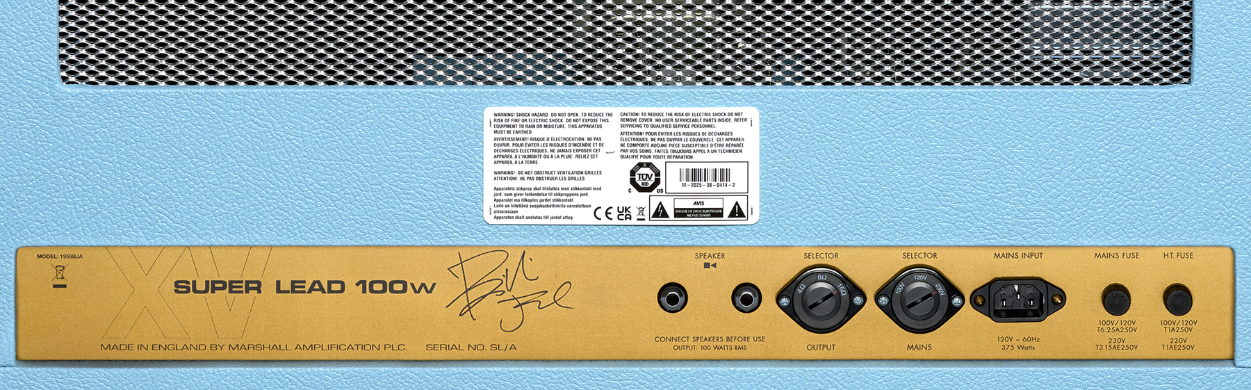 Marshall Billie Joe Armstrong 1959 Bja Handwired Head Signature 100w El34 - E-Gitarre Topteil - Variation 4