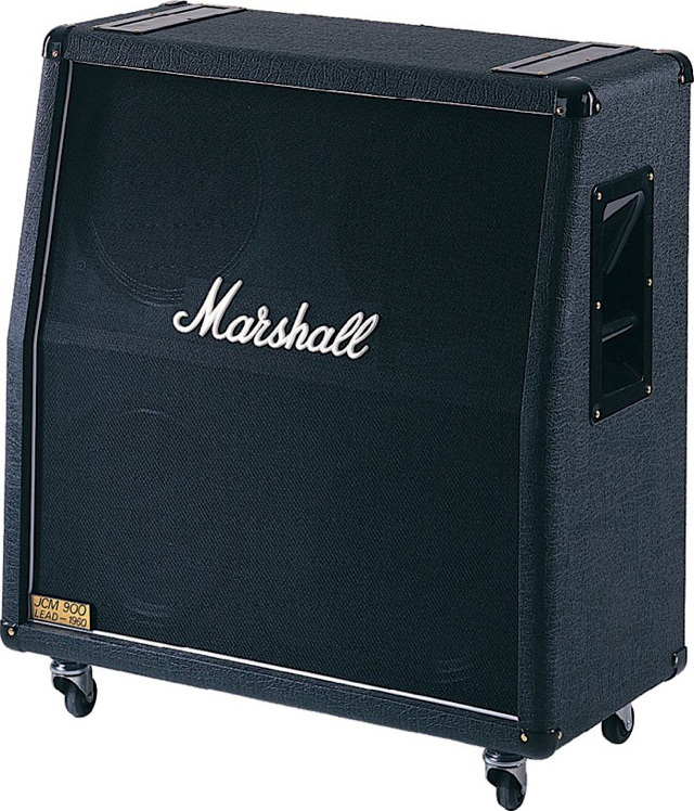 Marshall 1960av Angled 4x12 280w 4/8/16-ohms Stereo  Pan Coupe Vintage 30 - Boxen für E-Gitarre Verstärker - Main picture