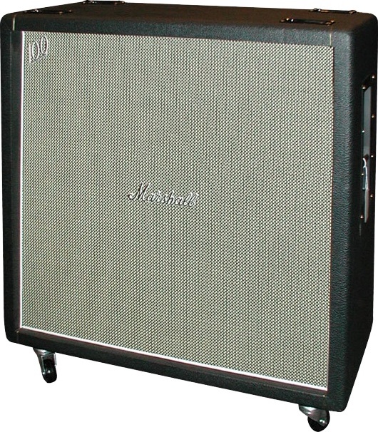 Marshall 1960bhw 4x12 Pan Droit Black - Boxen für E-Gitarre Verstärker - Main picture