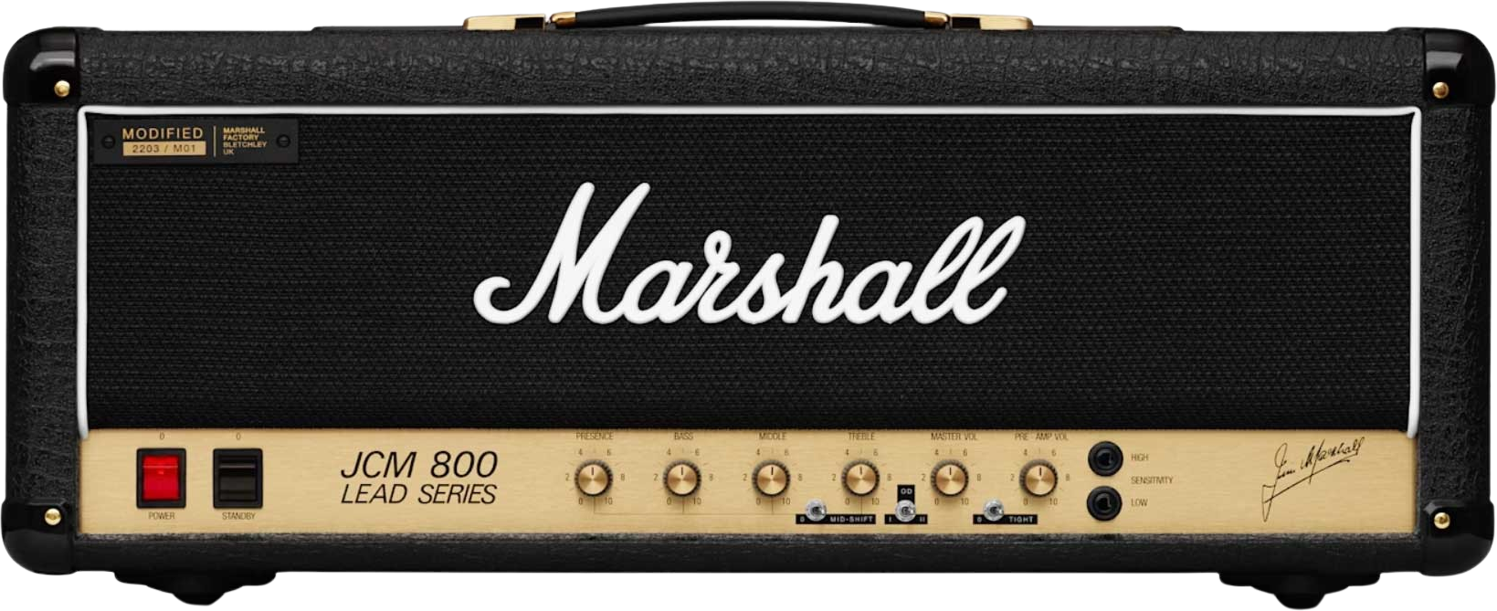 Marshall Jcm800 Modified Head 2203 100w El34 - E-Gitarre Topteil - Main picture