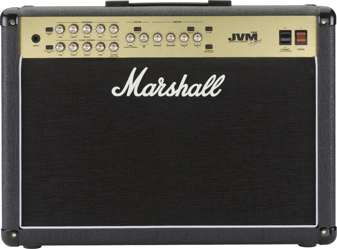 Marshall Jvm210c 100w 2x12 Black - Combo für E-Gitarre - Main picture