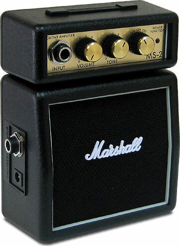 Marshall Ms-2 Micro Amp Black - Mini-Verstärker für Gitarre - Main picture