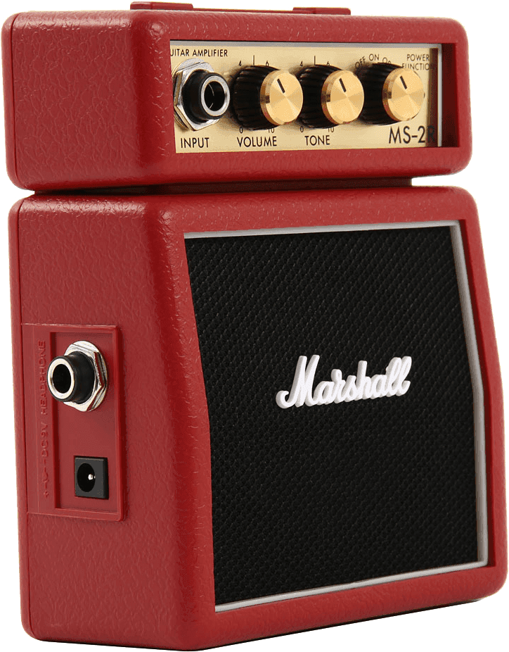 Marshall Ms-2 Red - Mini-Verstärker für Gitarre - Main picture
