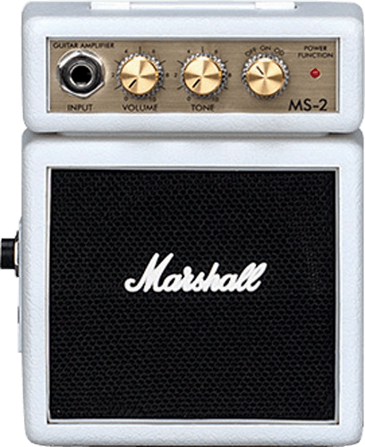 Marshall Ms-2 White - Mini-Verstärker für Gitarre - Main picture
