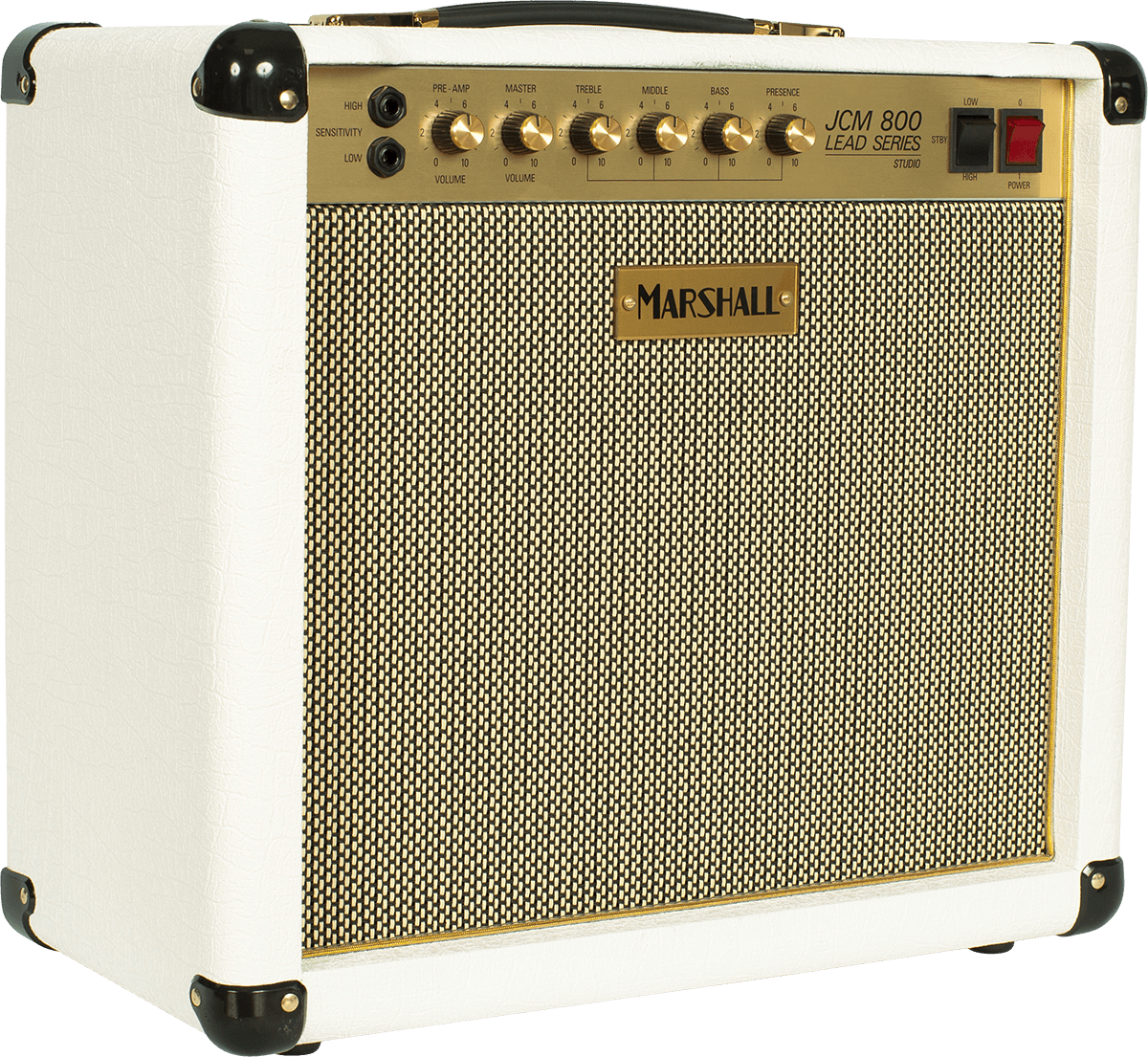 Marshall Studio Classic Sc20c 5/20w 1x10 White Elephant Grain - Combo für E-Gitarre - Main picture