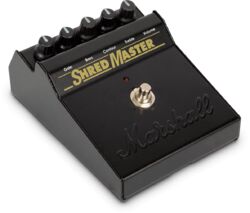 Overdrive/distortion/fuzz effektpedal Marshall Shredmaster 60th Anniversary