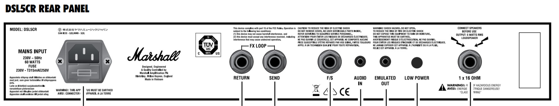 Marshall Dsl5c 1/5w 1x10 - Combo für E-Gitarre - Variation 2