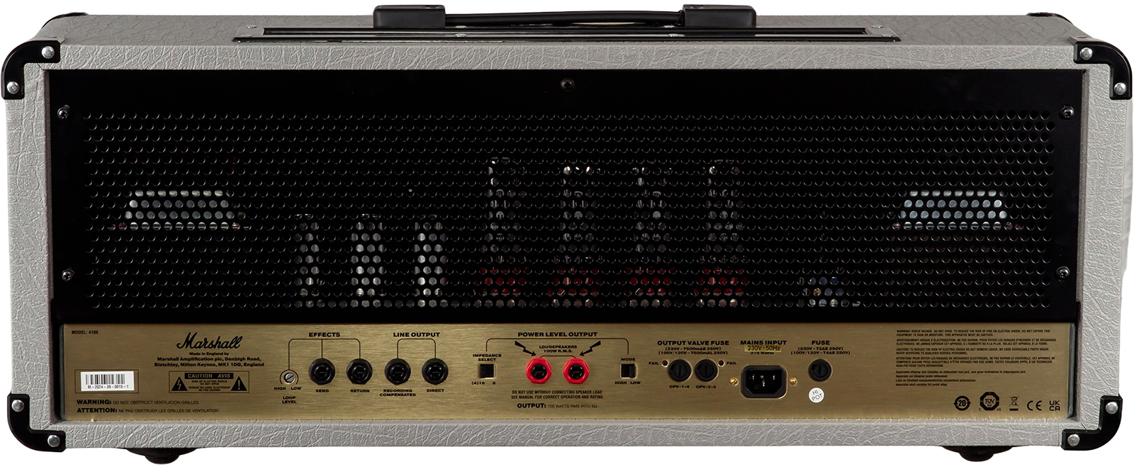Marshall Jcm900 4100 Vintage Reissue Head 100w El34 Silver - E-Gitarre Topteil - Variation 1