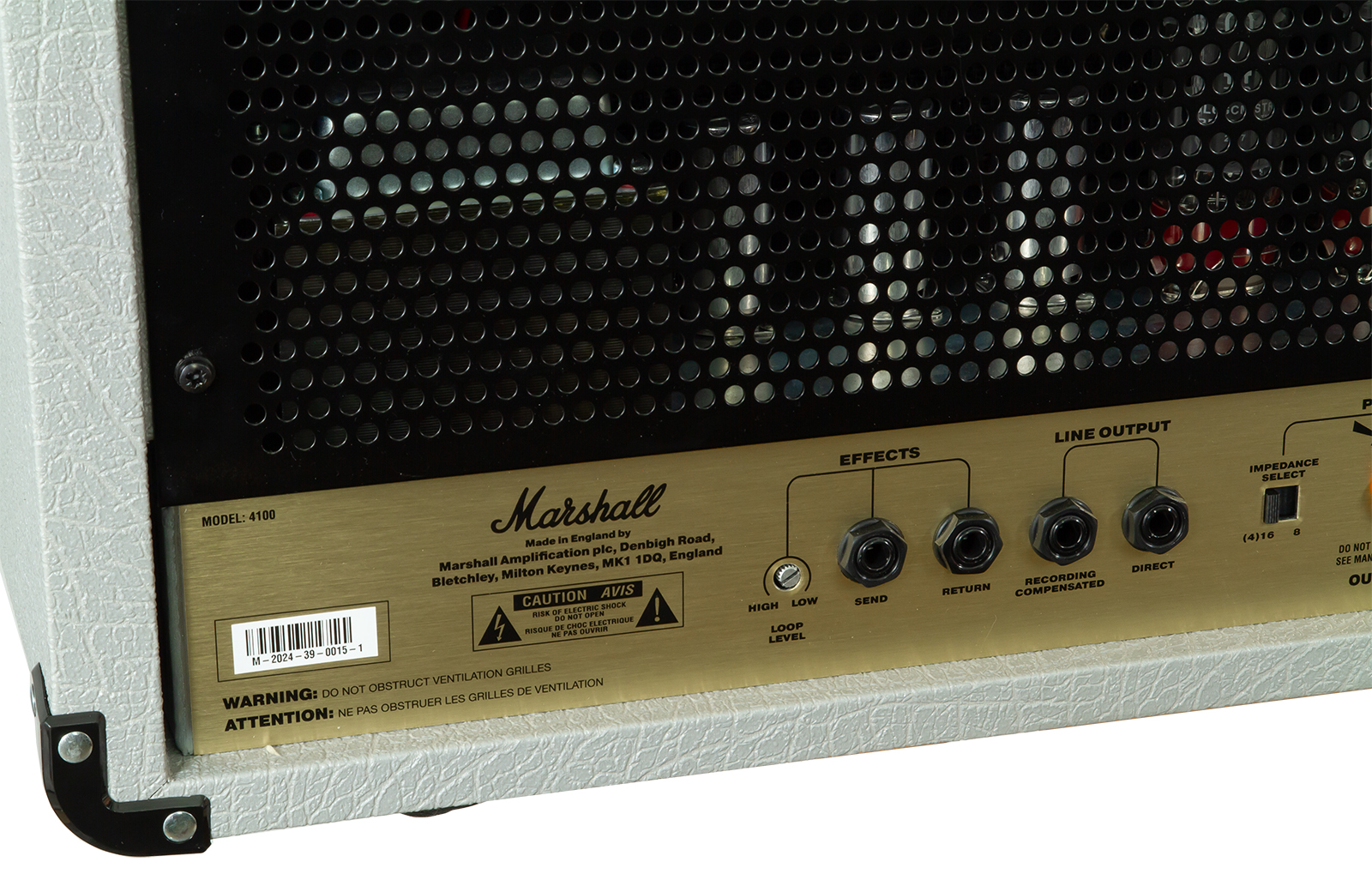Marshall Jcm900 4100 Vintage Reissue Head 100w El34 Silver - E-Gitarre Topteil - Variation 6