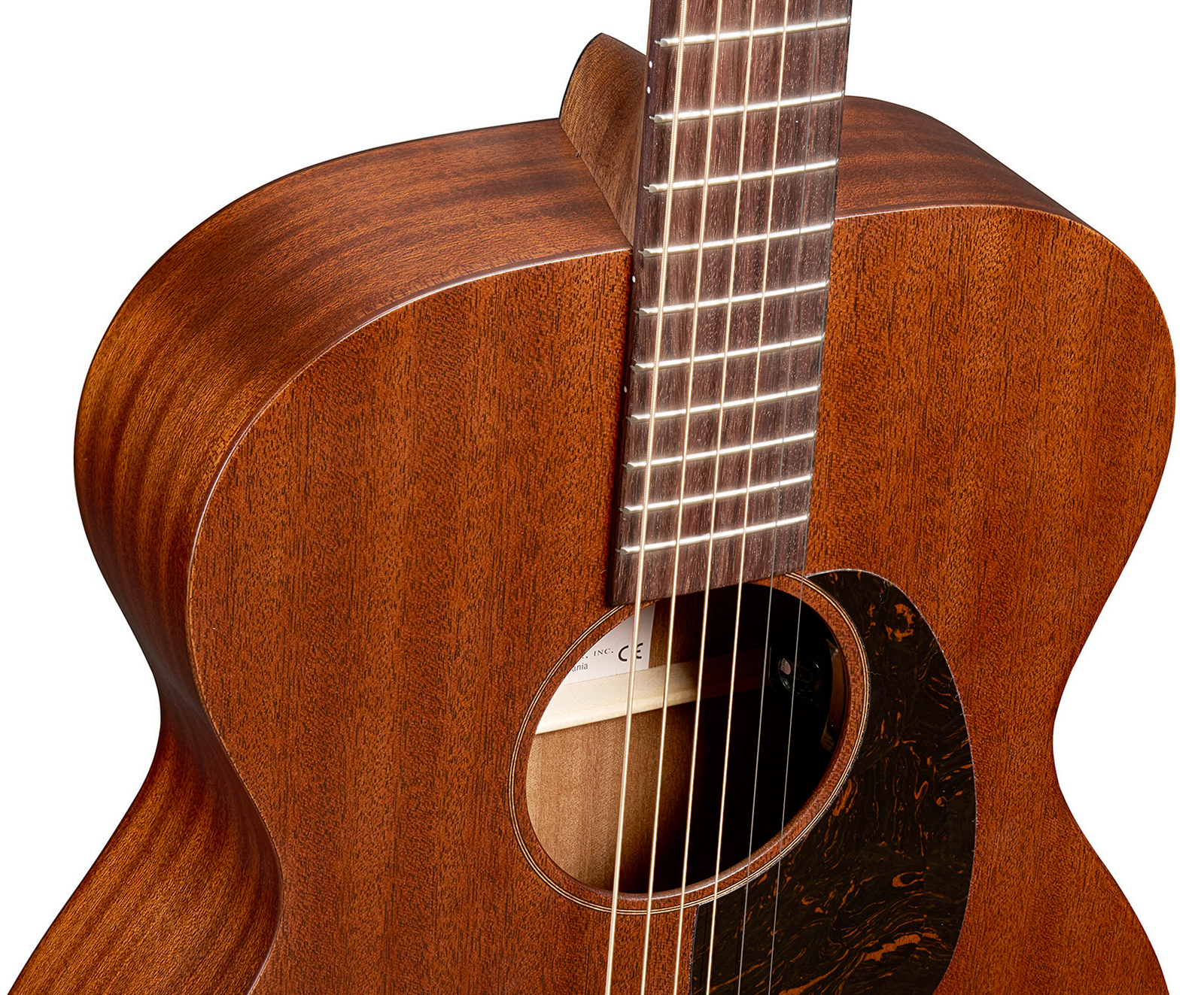 Martin 00010e Sapele Retro Road 000 Shsc Tout Sapele Eb - Dark Mahogany - Folk-Gitarre - Variation 2