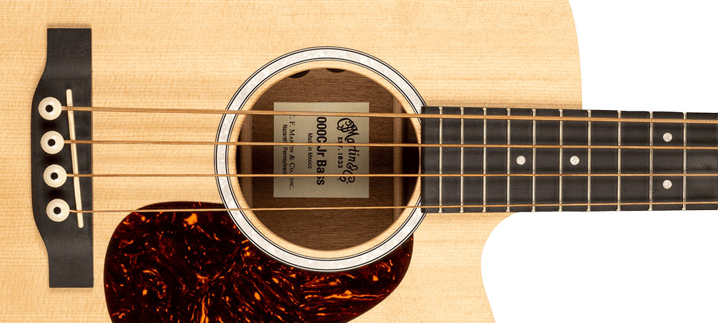 Martin 000cjr-10e Bass Junior Epicea Sapele Ric - Natural Satin - Akustische Bass - Variation 2