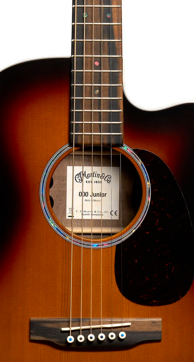 Martin 000cjre Junior 000 15/16 Pan Coupe Epicea Noyer Eb - Satin Walnut Burst - Folk-Gitarre - Variation 2