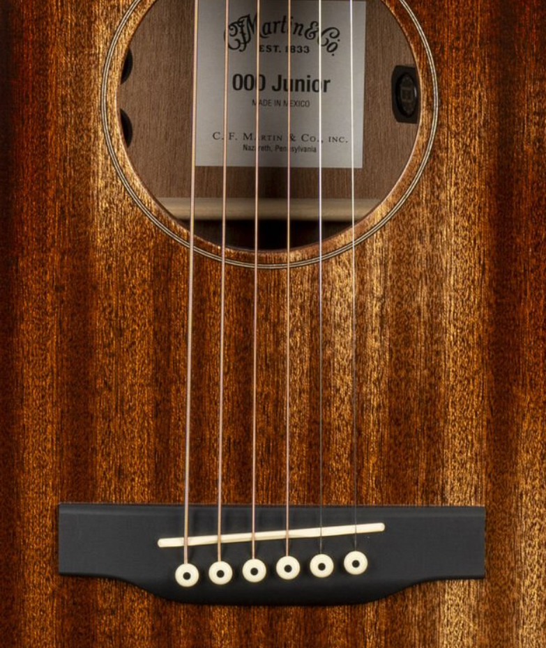 Martin 000cjre Junior Streetmaster 000 Pan Coupe Tout Sapele Ric - Dark Mahogany Distressed - Folk-Gitarre - Variation 2