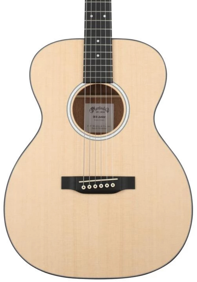 Martin 000jr-10 Auditorium Junior Epicea Sapele Ric +housse - Natural Satin - Western-Reisegitarre - Variation 2