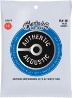 MA140 Acoustic Guitar 6-String Set Authentic SP 80/20 Bronze 12-54 - saitensätze 