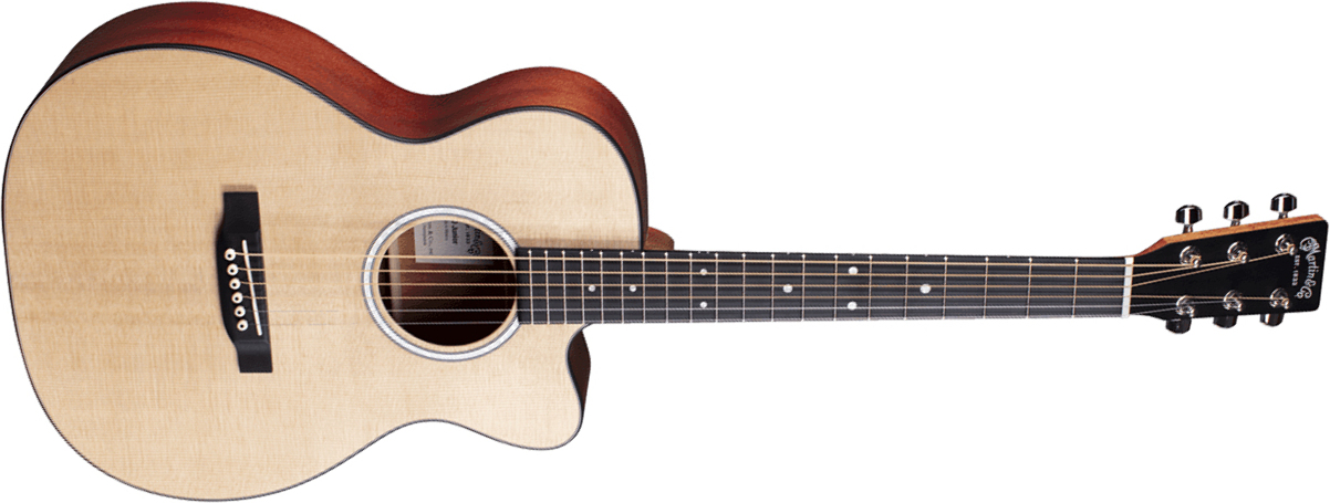 Martin 000cjr-10e Auditorium Junior Cw Epicea Sapele Ric +housse - Natural Satin - Western-Reisegitarre - Main picture