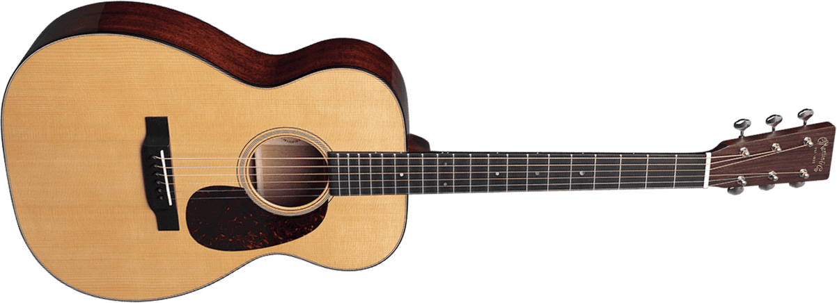 Martin 0018 Standard Golden Era 00 Shsc Epicea Acajou Eb - Gloss Natural - Folk-Gitarre - Main picture