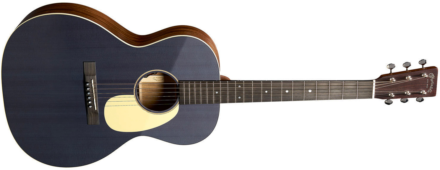 Martin 00l16e 00 Shsc Epicea Acajou Eb - Blue Denim - Folk-Gitarre - Main picture