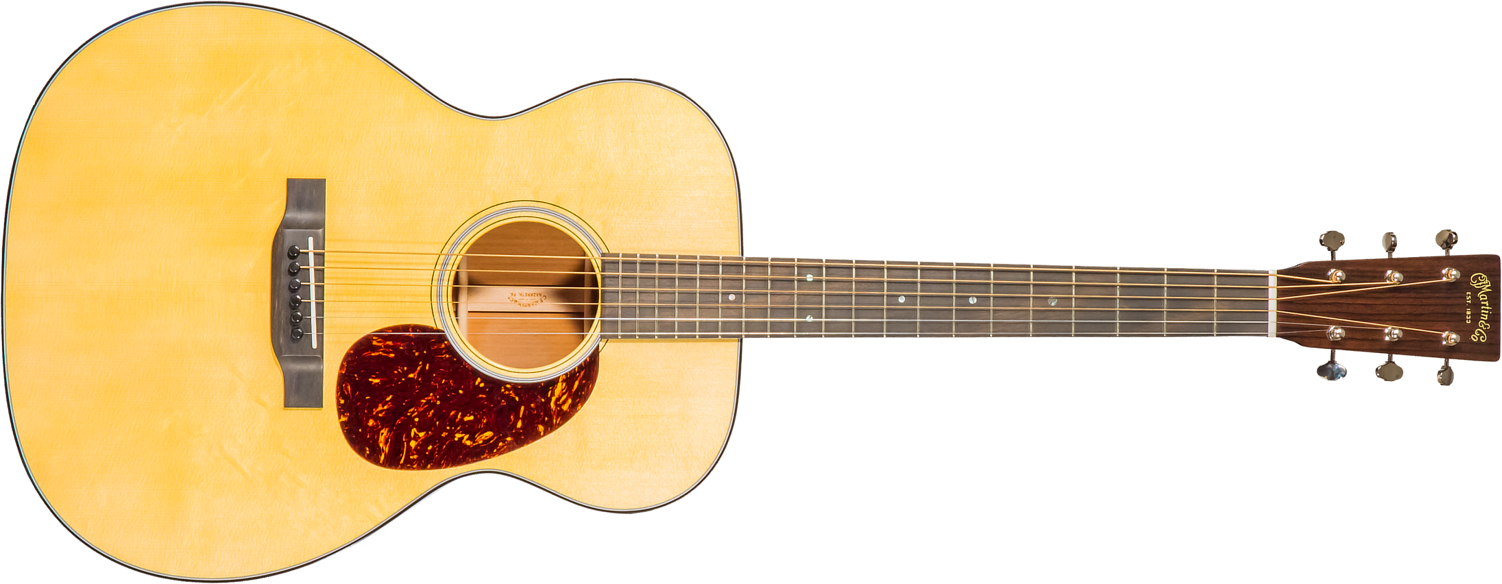 Martin Custom Shop 000-18 Cs-000-c21101911 Epicea Acajou Eb #2681195 - Natural Clear - Westerngitarre & electro - Main picture