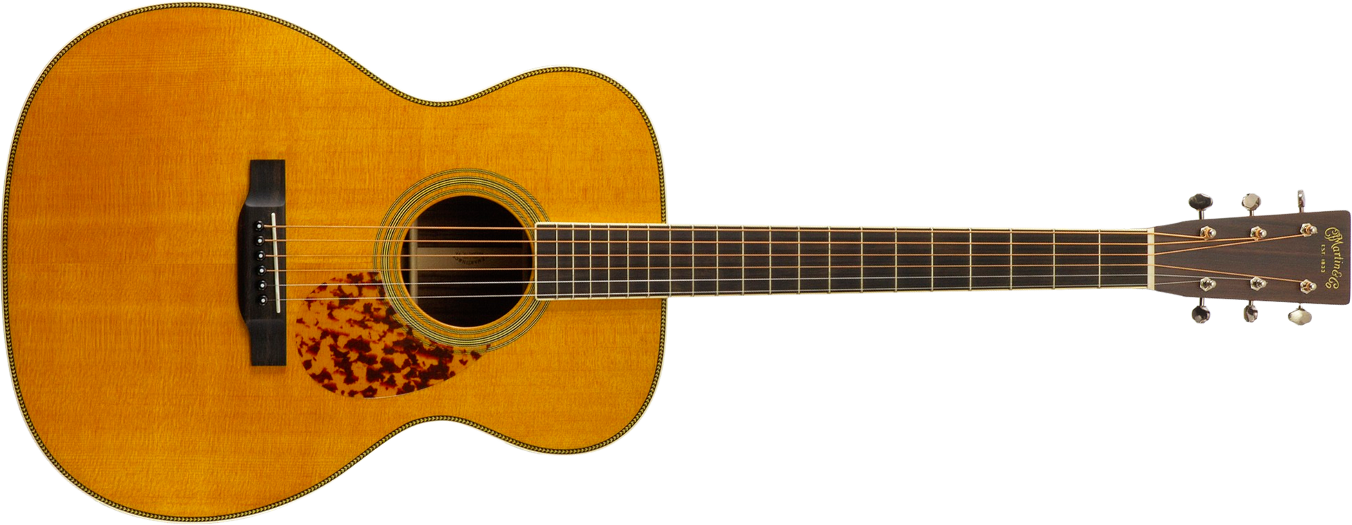 Martin Custom Shop 000 Epicea Adirondack / Palissandre Indian Eb #2703350 - Natural Aging Toner - Folk-Gitarre - Main picture