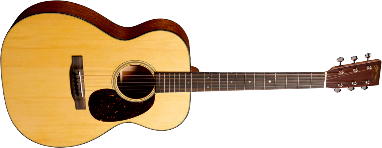 Martin Custom Shop 00018 Shsc Epicea Adirondack / Acajou Eb - Natural Aging Toner - Folk-Gitarre - Main picture