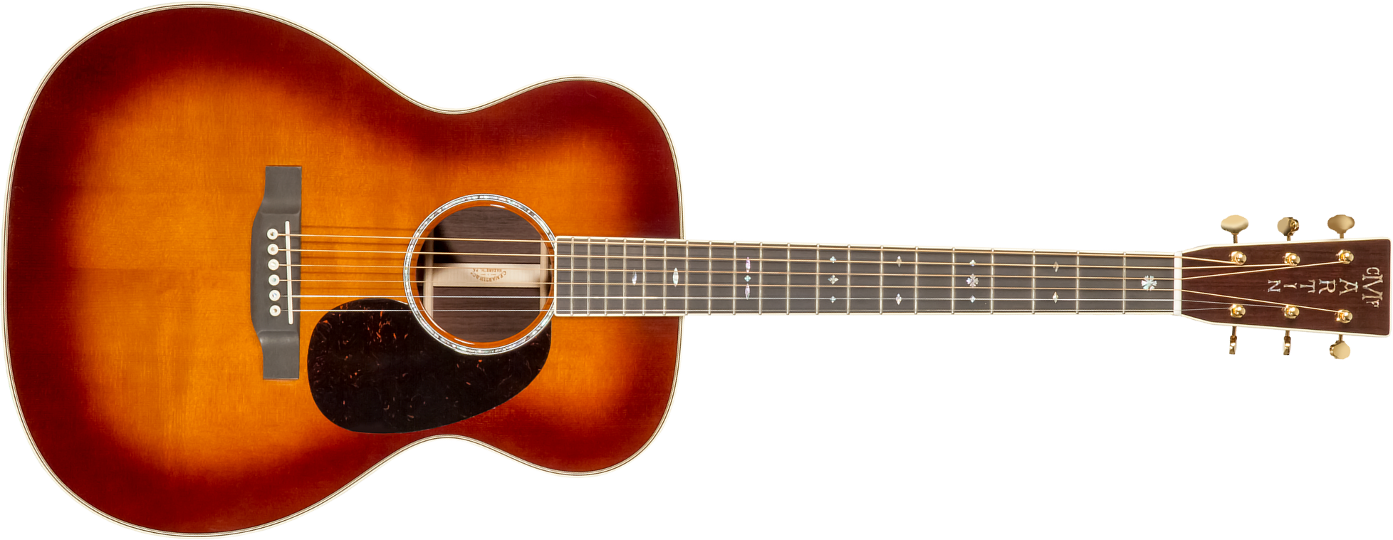 Martin Custom Shop Cs-000-c22056798 000 Epicea Palissandre Eb #2707297 - Ambertone 1933 - Westerngitarre & electro - Main picture