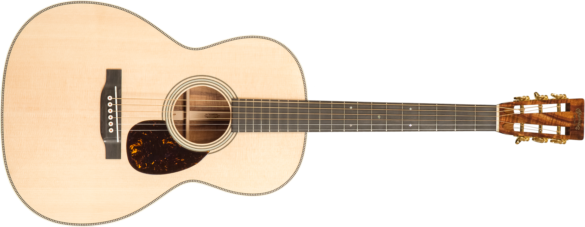 Martin Custom Shop Cs-000-c23036788 12-fret Epicea Koa Eb #2814830 - Natural - Folk-Gitarre - Main picture