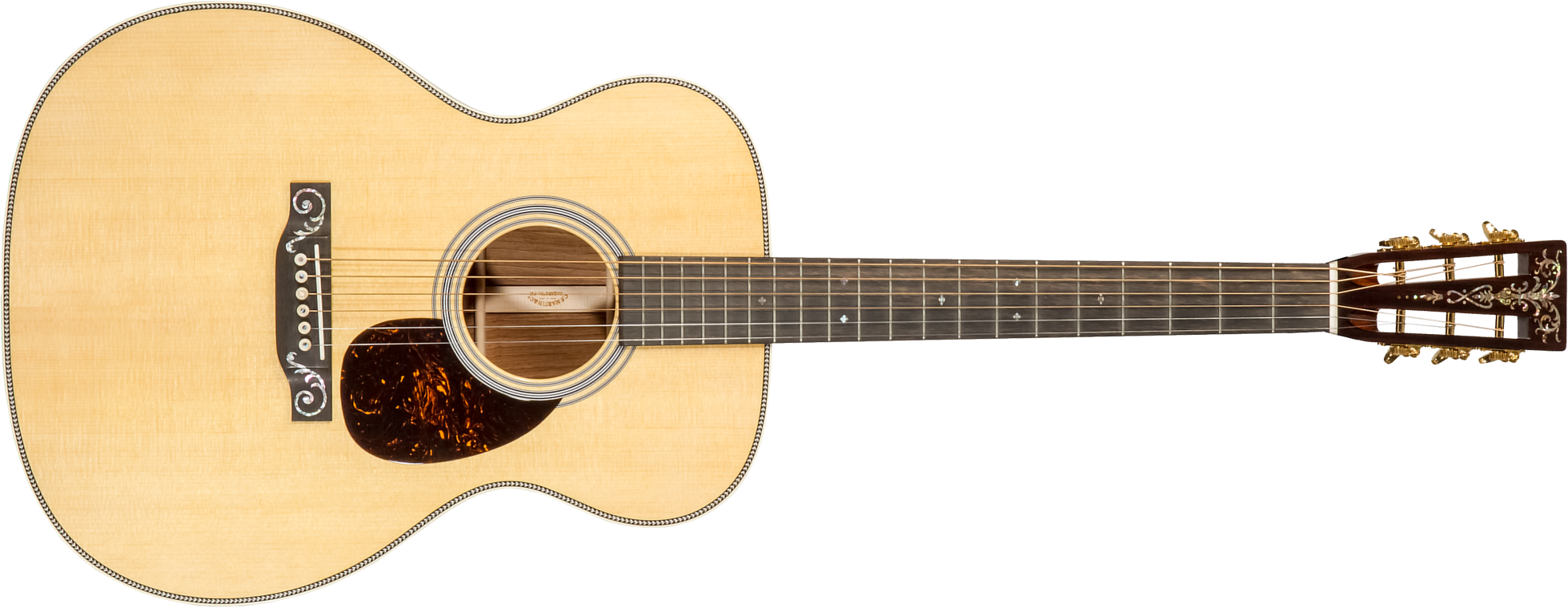 Martin Custom Shop Cs-om-c22025684 Orchestra Epicea Palissandre Eb #2736830 - Natural Aging Toner - Westerngitarre & electro - Main picture