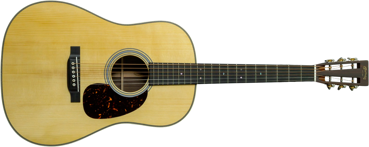 Martin Custom Shop Dreadnought 12-fret Epicea Adirondack / Palissandre Indien Eb #2964120 - Natural - Folk-Gitarre - Main picture