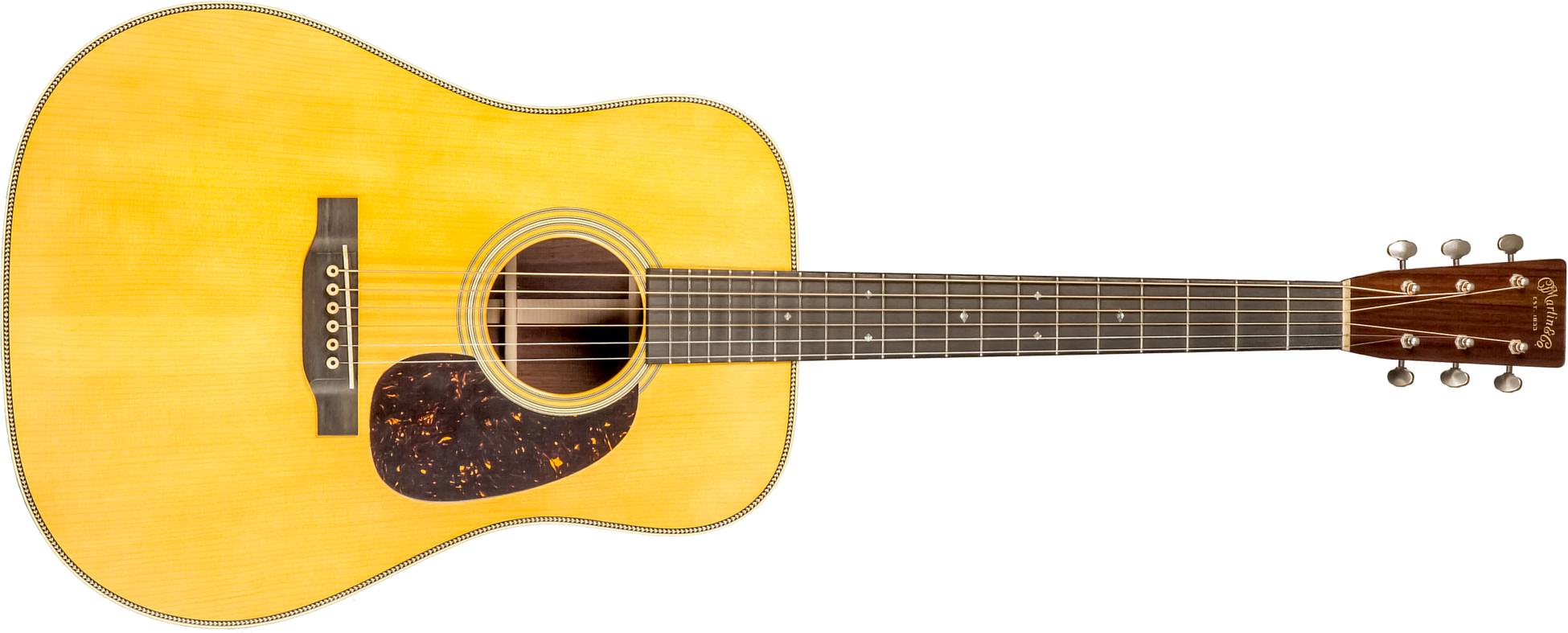Martin Custom Shop Expert D-28 1937 Epicea Palissandre Eb #2810388 - Natural Stage 1 Lightly Aged - Folk-Gitarre - Main picture