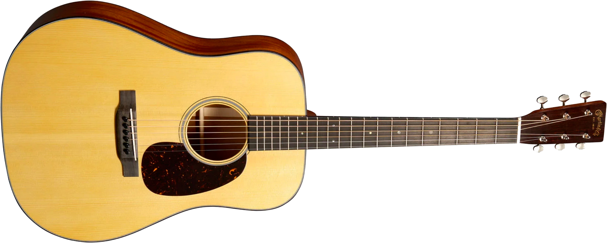 Martin Custom Shop Expert D18 1937 Sinker Mahogany Dreadnought Epicea Acajou Eb - Vintage Gloss Aging Toner - Folk-Gitarre - Main picture