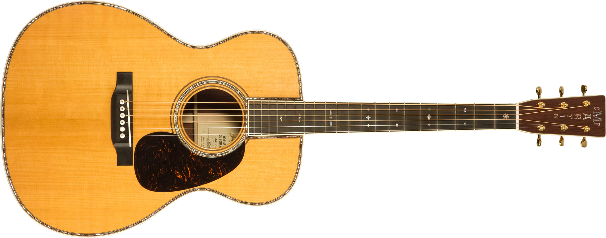 Martin Custom Shop Joe Bonamassa 00045 Ltd Signature 000 Shsc Epicea Palissandre Eb #2917432 - Natural Vintage - Folk-Gitarre - Main picture